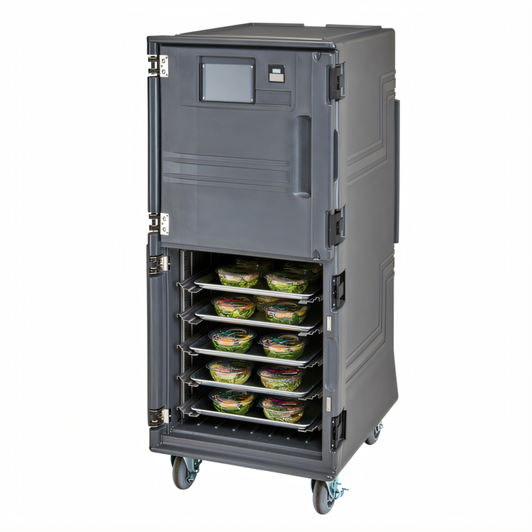 Product image #2 for Cambro Pro Cart Ultra Electric Bottom-Cold Front-Loading Insulated Food Pan Carrier, 16 Full-Size Sheet Pan Capacity