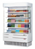Thumbnail image #2 for Turbo Air TOM-50SEW(B)-N Vertical Air Curtain Open Display Merchandiser, Full-Height Slim Profile, 21.3 Cu. Ft., 4 Shelves, Self-Contained Refrigeration