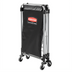 Thumbnail image #2 for Executive Collapsible Basket X-Cart Laundry Cart with Detachable Vinyl Bag, 4 Bushel, 220 lb. Capacity