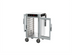 Thumbnail image #2 for Metro HotBlox™ Mobile Narrow 8-Pan Pass-Thru Insulated Holding Cabinet, Half-Height, Digital Touchscreen, Clear Front and Rear Doors