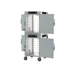 Thumbnail image #2 for Metro HotBlox™ HBCW16-ASPS-M 16-Pan Dual-Cavity Pass-Thru Insulated Holding Cabinet, Analog, Solid Doors, Mobile