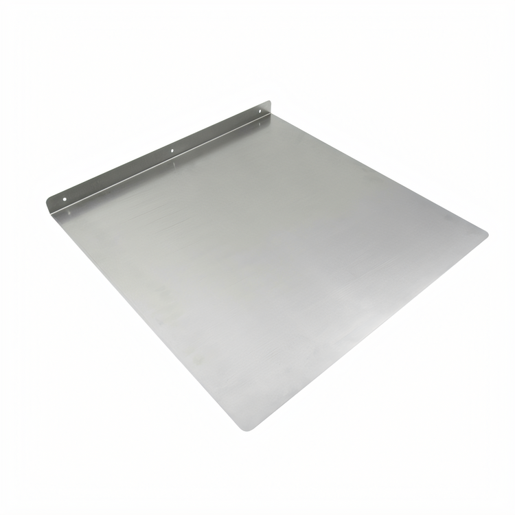 Product image #2 for John Boos 24-Inch x 24-Inch Wall-Mounted Side Splash for Hand Sinks, 18/300 Stainless Steel