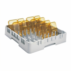Thumbnail image #2 for Cambro Camrack® PR59314151 Full-Size 5 x 9 Peg Dish Rack, Gray, for 10-Inch Deep Plates or Bowls Case of 6