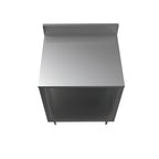 Thumbnail image #2 for BK Resources UBC-21-F24 24 x 21-Inch Flat-Top Open Underbar Cabinet, 18-Gauge T-304 Stainless Steel, No Backsplash, Adjustable Legs