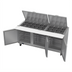 Thumbnail image #2 for Victory UltraSpec V-Core 72-Inch Three-Section Sandwich Prep Mega Top Refrigerator