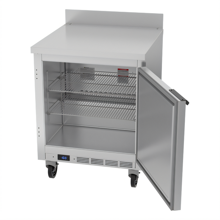 Product image #2 for Beverage-Air WTF27HC Shallow Depth One-Section Worktop Freezer with Solid Door, 27-Inch Wide