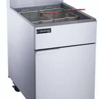 Thumbnail image #2 for Dukers Appliance Co., USA Ltd. DCF5-LPG LP Gas Floor Fryer, 70 lb Capacity, Millivolt Controls, Stainless Steel Exterior