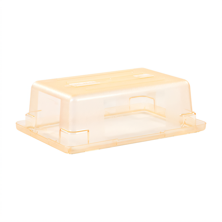 Product image #2 for StorPlus Color-Coded Polycarbonate Food Storage Box, 12 x 18 x 6 Inches, 3.5 Gallon, Yellow