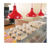 Thumbnail image #2 for Hatco DLL-800 Decorative Luminaire Food Heat Lamp, 11-Inch Diameter Shade, 100 Watt Max