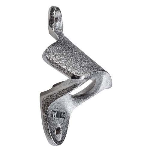Product image #2 for Winco Wall-Mount Die-Cast Zinc Alloy Bottle Opener, 3-1/4 Inch x 2-3/4 Inch