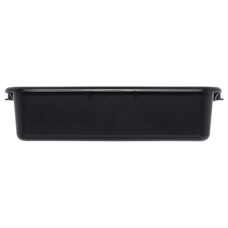 Product image #2 for Comfort Curve Stackable Tote Box, 20 x 15 x 5 Inch, Black, High-Density Polyethylene
