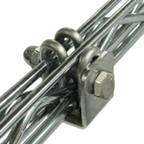 Thumbnail image #2 for Eagle Group A200012-X Wire Shelving S-Hook Connector for End-to-End, Back-to-Back, or Right-Angle Connections