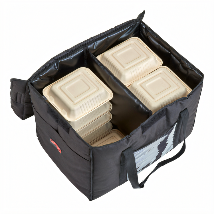 Product image #2 for Cambro GoBag Large Insulated Delivery Bag for Full-Size Food Pans, 21 x 14 x 14 Inches, Black