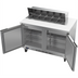 Thumbnail image #2 for Beverage-Air SPE48HC-10 Two-Section 48-Inch Sandwich Top Refrigerated Prep Table