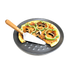 Thumbnail image #2 for American Metalcraft Wood-Handled Stainless Steel Pie and Pizza Server with Flexible Tapered Offset Blade