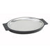 Thumbnail image #2 for Winco 11-Inch Oval Stainless Steel Oven-Safe Sizzling Platter