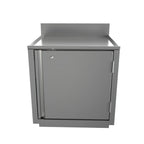 Thumbnail image #2 for BK Resources UBC-B-21-W24HL Flat Top 18-Gauge Stainless Steel Underbar Cabinet, 24 x 21 Inches, 4 Legs, No Backsplash