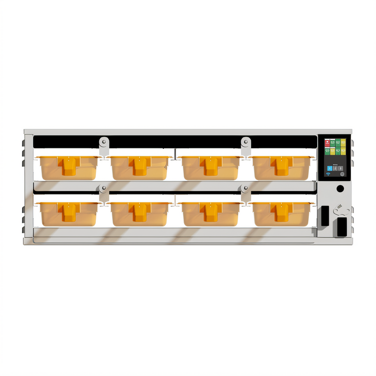 Product image #2 for Duke ReadyFlex RFHU-24 Hot Holding Cabinet, 2x4 Full-Size, 2.5" Deep Pan Capacity