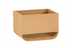 Thumbnail image #2 for Cal-Mil Renew Ice Housing Cart Accessory, Curved Base, Upcycled Rice Hulls, 14 x 11 x 9.5 Inches