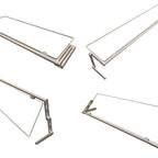 Thumbnail image #2 for Hatco Flav-R-Shield™ ALLIN1-24 Self-Service Single-Sided Food Shield, Clear Acrylic, Aluminum, Collapsible