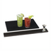 Thumbnail image #2 for Carlisle Sure-Grip Thermoplastic Rubber Bar Service Mat, 18 x 12 Inch, Black