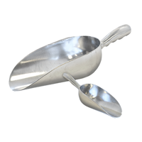 85 oz Solid Round-Bottom Aluminum Scoop