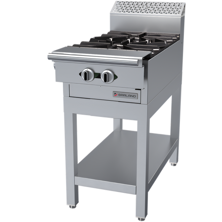 Product image #2 for Garland Cuisine Series Heavy Duty 18-Inch Modular Add-A-Unit Gas Range Top with 2 Open Burners
