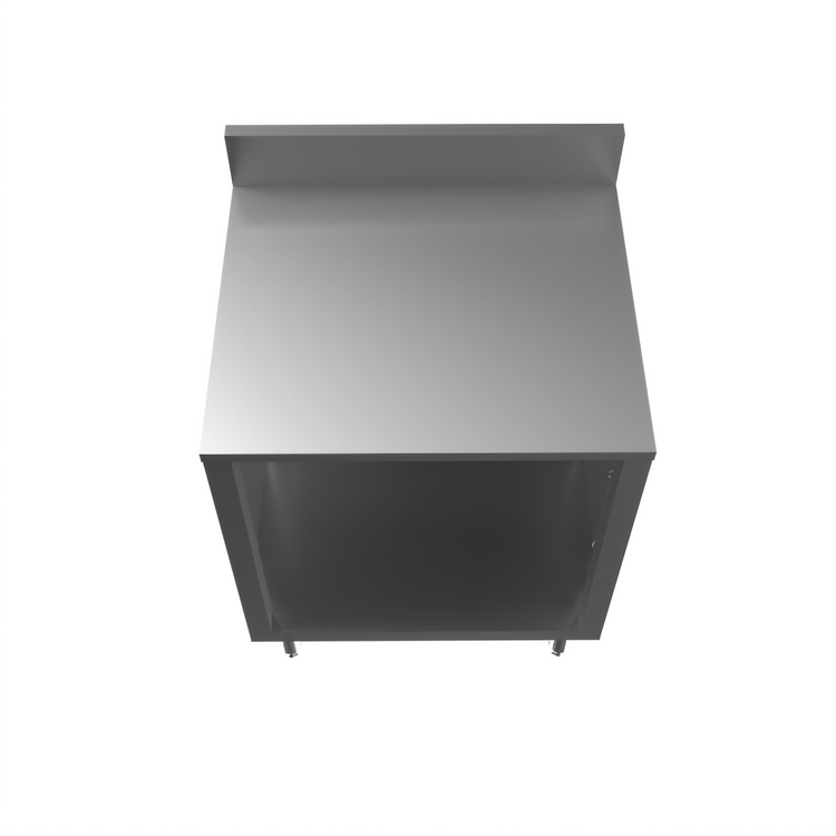 Product image #2 for BK Resources Well Series 24-Inch x 21-Inch Flat Top Underbar Cabinet with Legs