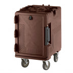 Thumbnail image #2 for Cambro Ultra Pan Carriers® UPCS400131 Front-Loading Insulated Food Pan Carrier, 4 Full-Size 4-Inch Pan Capacity, Dark Brown