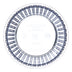 Thumbnail image #2 for Carlisle 4-1/2 oz Clear SAN Fluted Ramekin