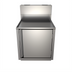 Thumbnail image #2 for BK Resources 24-Inch Wide x 21-Inch Deep Stainless Steel Top Shelf Underbar Cabinet with Raised Edge