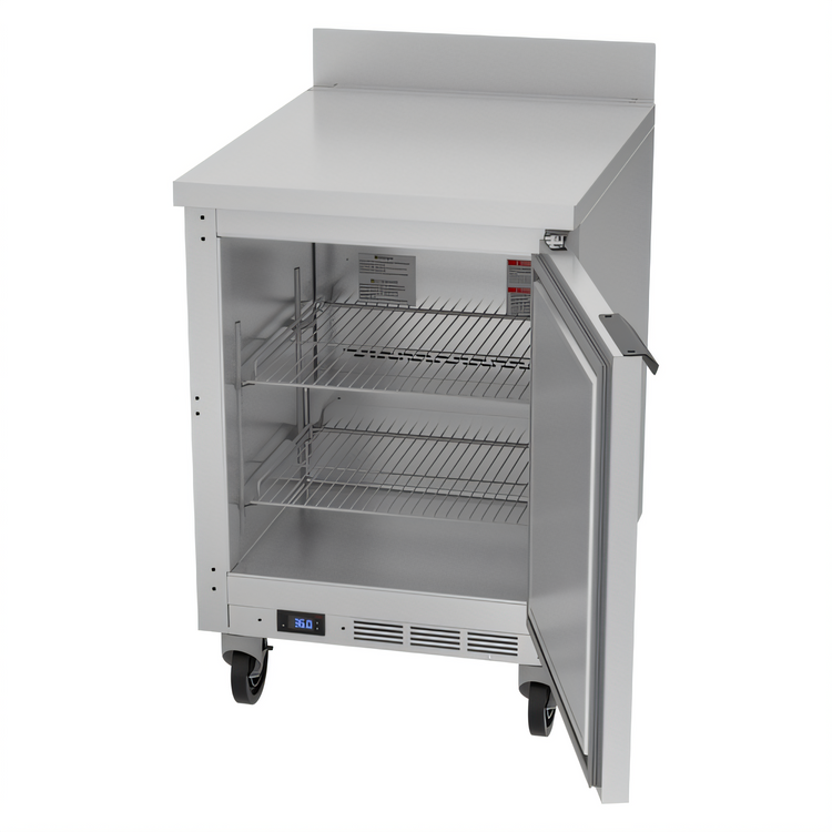 Product image #2 for Beverage-Air WTR24AHC 24-Inch One-Section Solid Door Worktop Refrigerator with 4-Inch Backsplash
