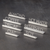 Thumbnail image #2 for American Metalcraft Stainless Steel Oat Table Sign, 1-1/4 Inch High