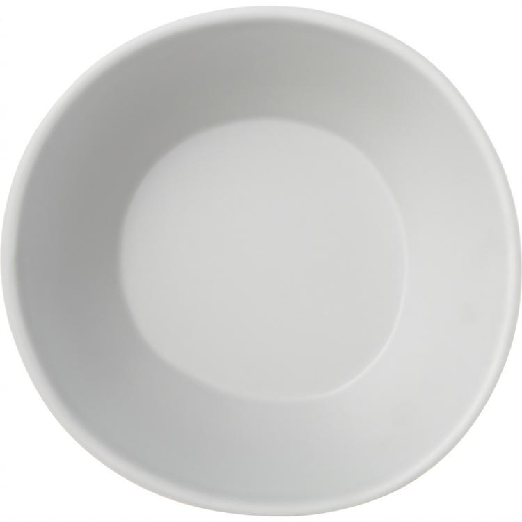 Product image #2 for Ridge 9-Inch 52 oz Freeform Melamine Bowl, Cement, Matte Finish