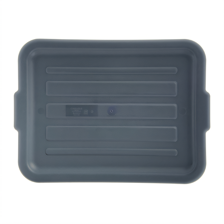Product image #2 for Comfort Curve Universal Lid for 15 x 20 Tote Boxes, Gray Polypropylene