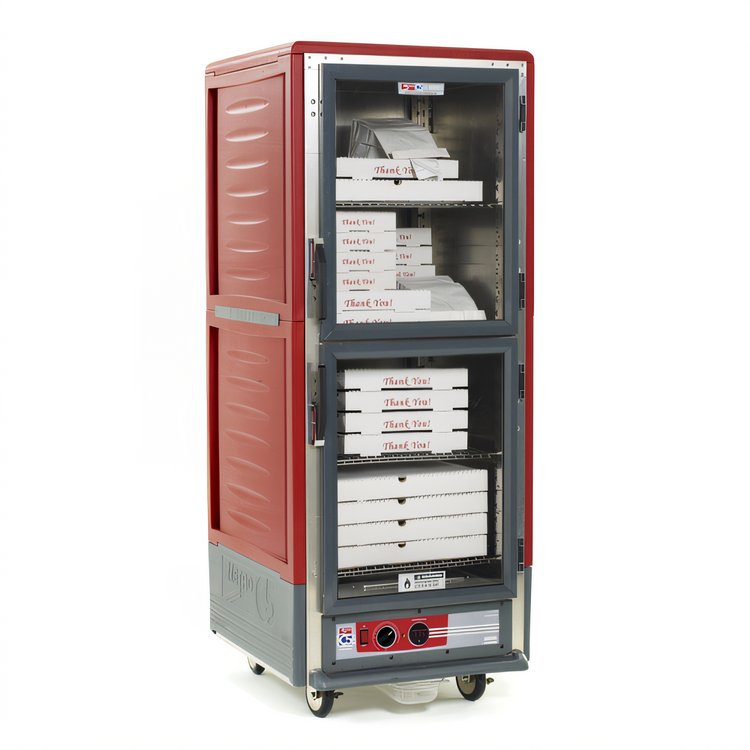 Product image #2 for Metro C5 3 Series Full-Height Heated Holding Cabinet with Dutch Clear Doors, Shelves Only, Lower Wattage