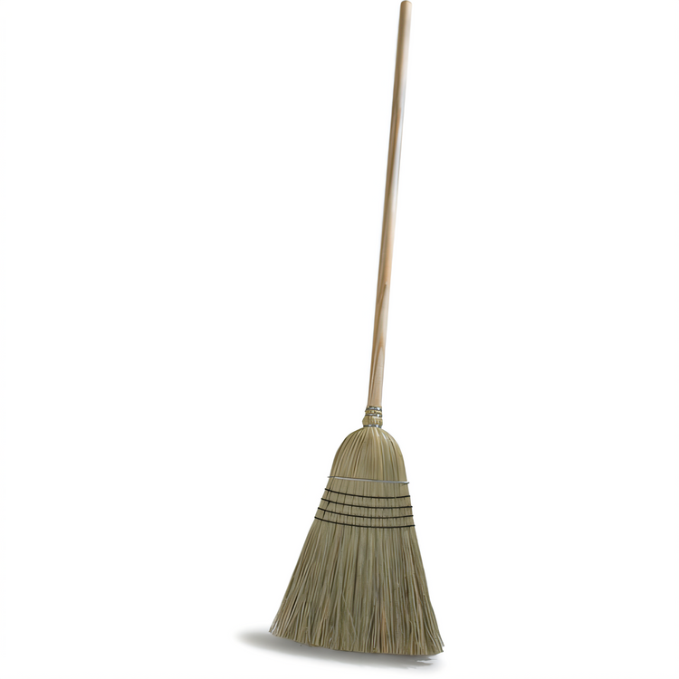 Product image #2 for Warehouse Corn Broom with 56-Inch Wood Handle and 12-Inch Head