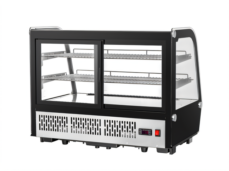 Product image #2 for Migali Competitor Series Countertop Refrigerated Display Case, 34.6-Inch, Curved Glass, 5.7 Cu. Ft.