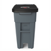 Thumbnail image #2 for BRUTE Standard 32 Gallon Rollout Trash Container with Hinged Lid