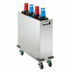Thumbnail image #2 for Mobile Stainless Steel Cup Dispensing Cart with 4 Dispensers for 8 oz. to 44 oz. Cups