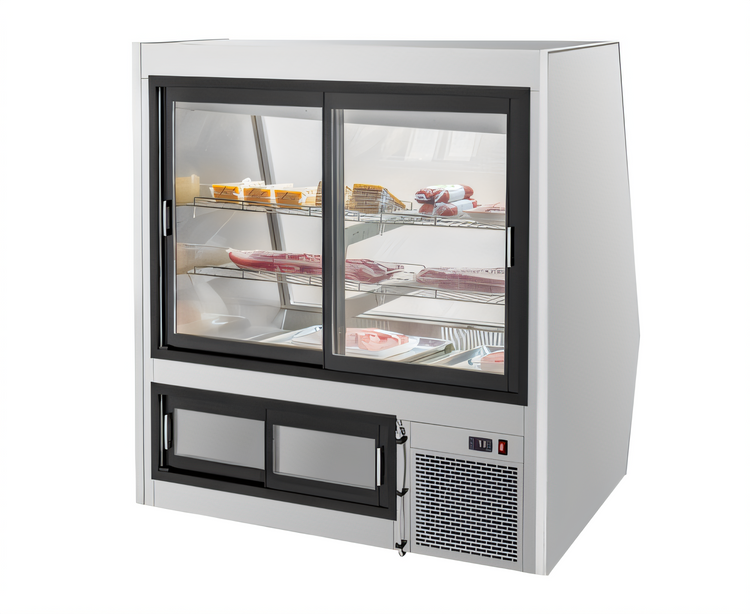 Product image #2 for Migali Competitor Series 48.1-Inch Straight Glass Double-Duty Refrigerated Deli Display Case, 22.5 Cu. Ft.
