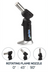 Thumbnail image #2 for Whip-It! Flex Adjustable Head Kitchen Torch with Rotating Nozzle, Rubber-Coated Black