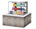 Thumbnail image #2 for Turbo Air Low-Profile Drop-In Horizontal Open Refrigerated Display Case, 36-Inch, 11.1 Cu. Ft., Self-Contained