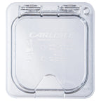 Thumbnail image #2 for CFS Brands StorPlus™ 10319Z07 1/6 Size Clear Polycarbonate Hinged Food Pan Lid with Spoon Notch Case of 6