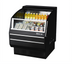 Thumbnail image #2 for Turbo Air Slim Profile Open Display Merchandiser with Solid Side Panels, 4.7 Cu. Ft., Black