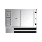 Thumbnail image #2 for Krowne Royal Series KRPT-60RP-10 60-Inch Pass-Thru Underbar Ice Bin/Cocktail Station with Right-Side Ice Bin and 10-Circuit Cold Plate