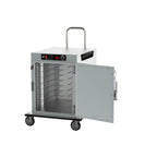 Thumbnail image #2 for Metro HotBlox™ HBCW8-AS-T Half-Height Insulated Heated Transport Cabinet, Wide 8-Pan, Solid Door, Analog Controls, Aluminum, 120V