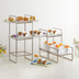 Thumbnail image #2 for American Metalcraft Stainless Steel Two-Tier Buffet Riser, 16-1/2 Inches High