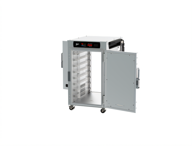 Product image #2 for Metro HotBlox Narrow 8-Pan Pass-Thru Undercounter Insulated Holding Cabinet with Digital Touchscreen