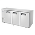 Thumbnail image #2 for Atosa Three-Section Back Bar Cooler with Self-Contained Side-Mount Refrigeration and Solid Locking Doors, 30.1 Cu. Ft.